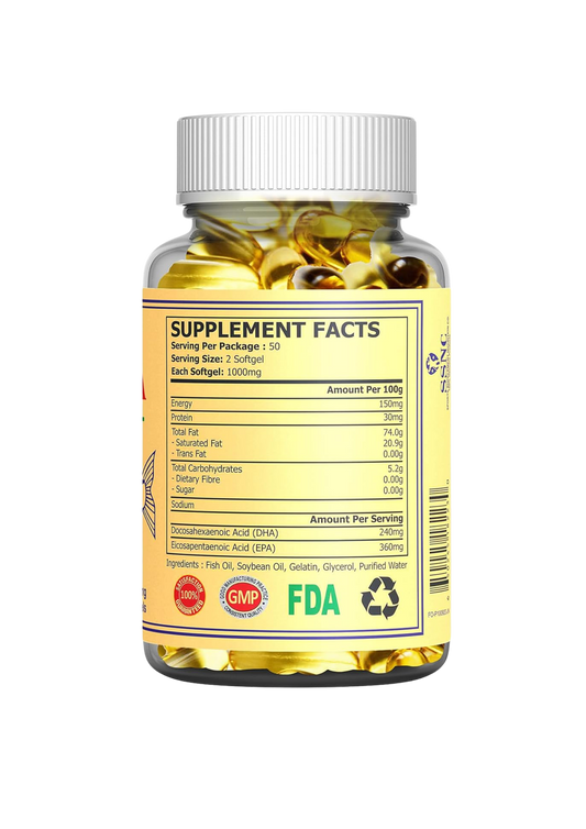 Sunline Alaska Deep Sea Fish Oil 1000 Mg 100 Softgel