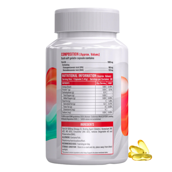 BIG MUSCLE FISH OIL 60 SOFT GEL