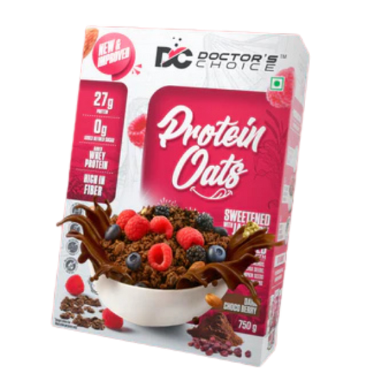 Doctor's Choice Protein Oats 750 GM CHOCOLATE