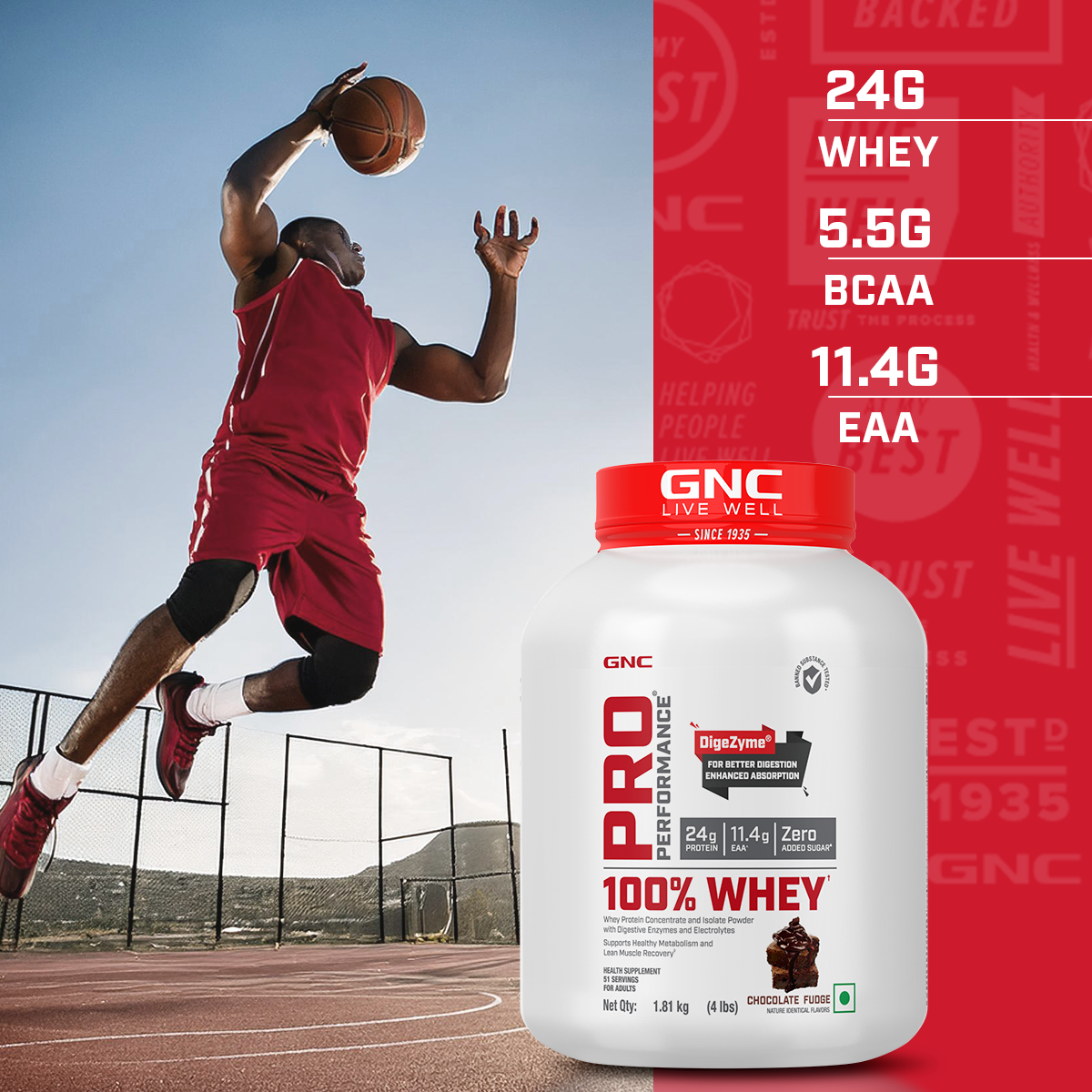 GNC PRO WHEY 4LBS | GNC CREATINE 100GM | SHAKER