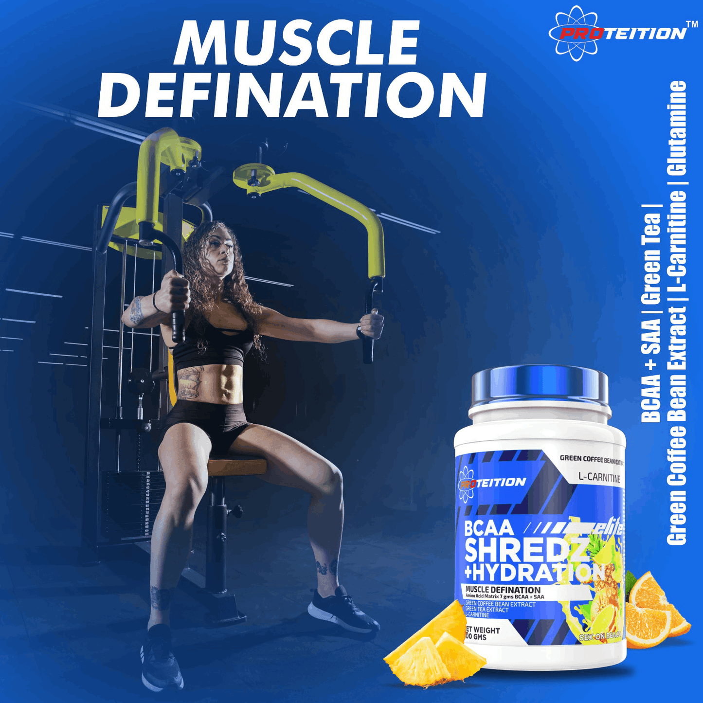 PROTEITION ELITE BCAA SHREDZ +HYDRATION 300 GM