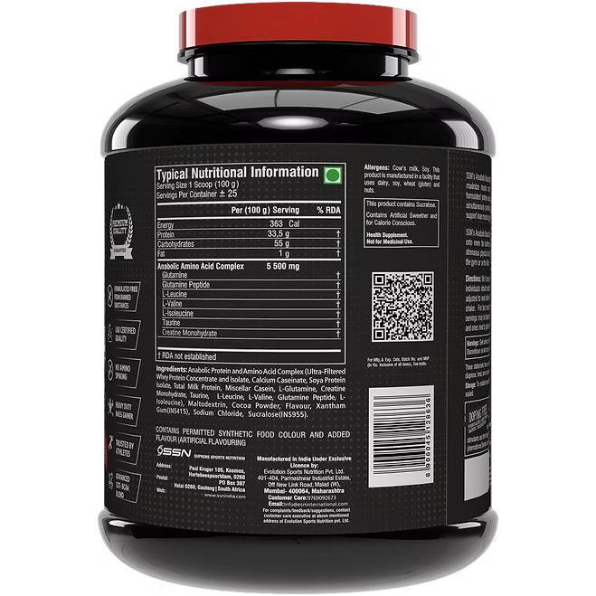 ANABOLIC MUSCLE BUILDER XXXL BELGAIN CHOCOLATE