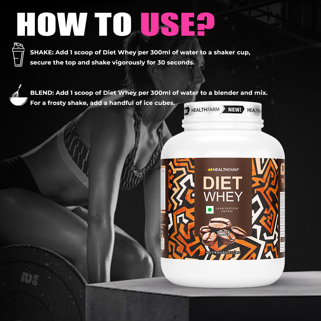HEALTHFARM DIET WHEY 2KG FLAVOUR COFFEE TOFFEE