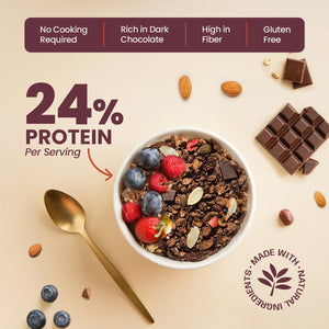 PINTOLA HIGH PROTINE MUESLI DARK CHOCOLATE & CRANBERRY 1 KG