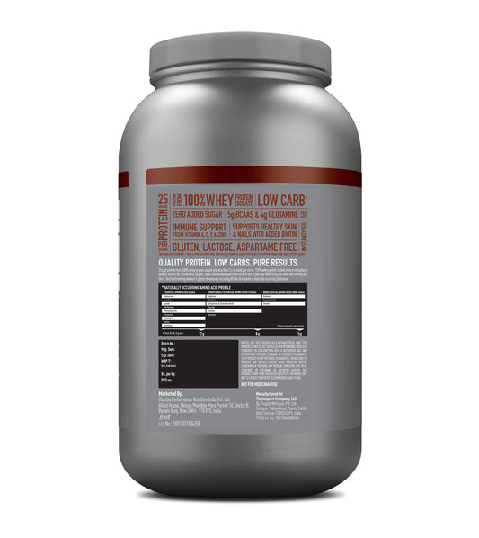 OPTIMUM NUTRITION (ON) ISOPURE 1 KG CHOCOLATE