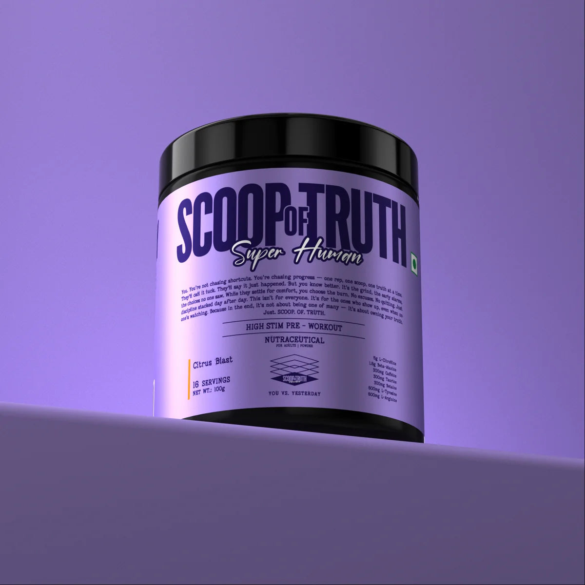 SCOOP OF Truth UPERHUMAN PRE-WORKOUT