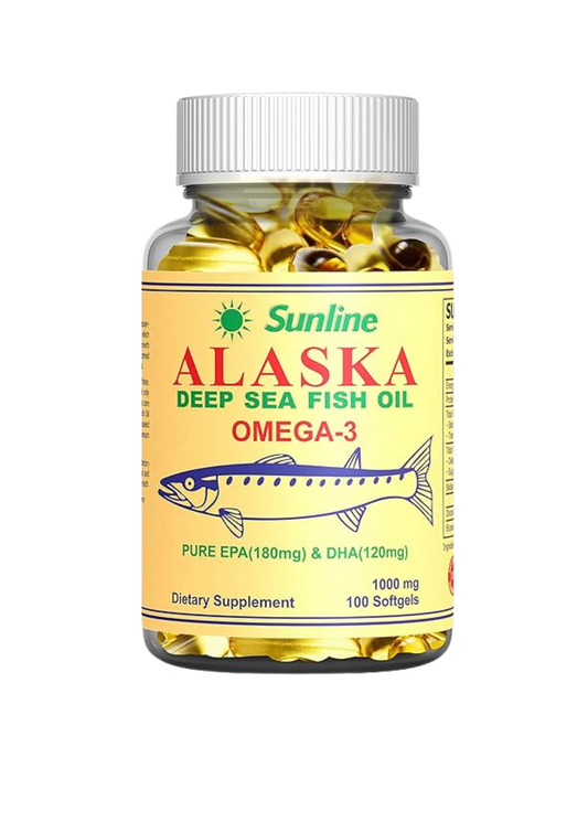Sunline Alaska Deep Sea Fish Oil  1000 Mg 100 Softgel