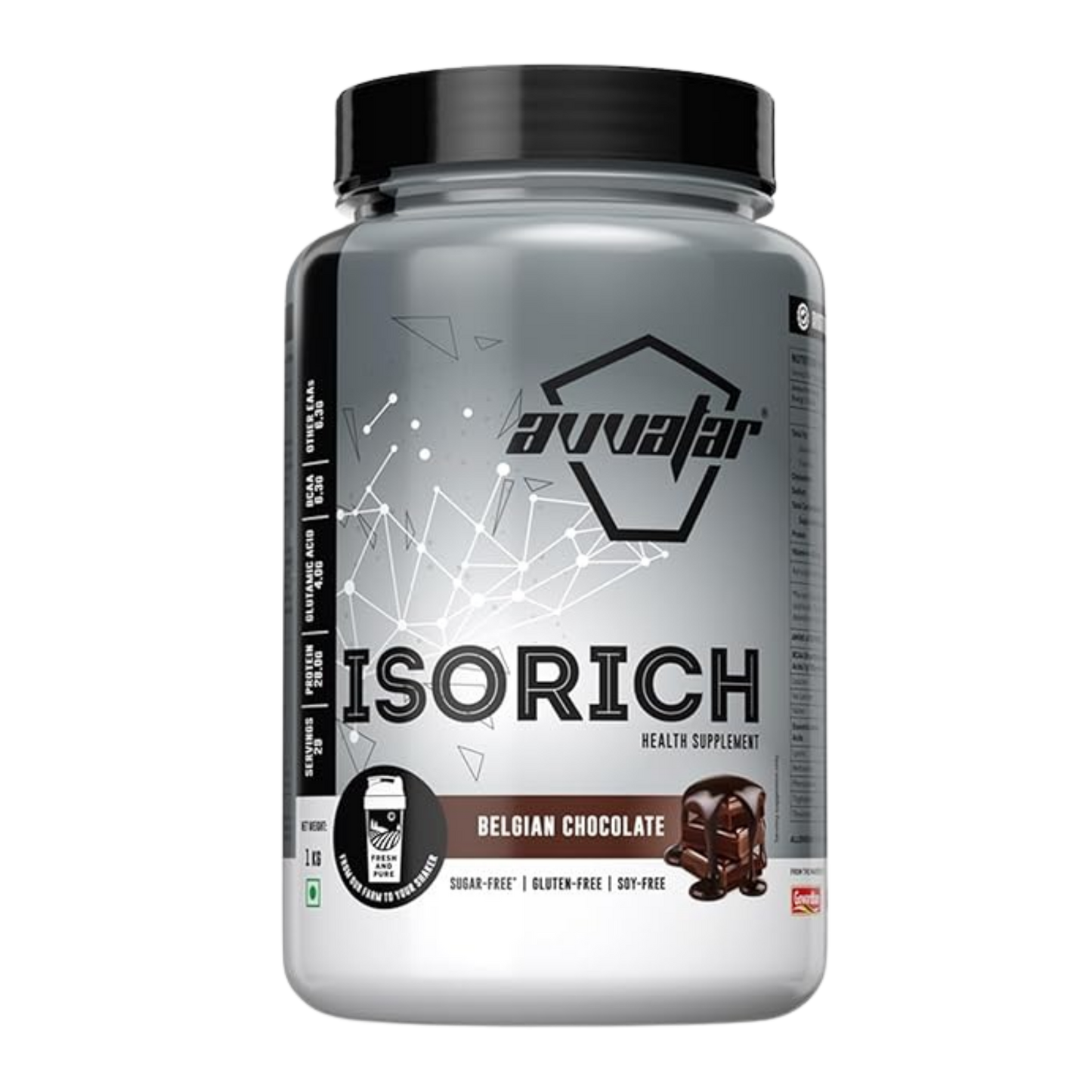 AVVTAR ISORICH 1 KG  CHOCOLATE