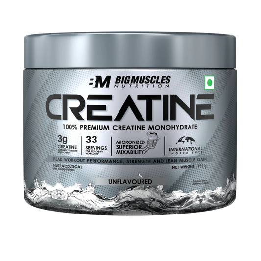 BIG MUSCLE CREATINE  100GM UNFLAVOURED