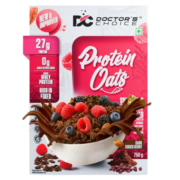 Doctor's Choice  Protein Oats  750 GM CHOCOLATE