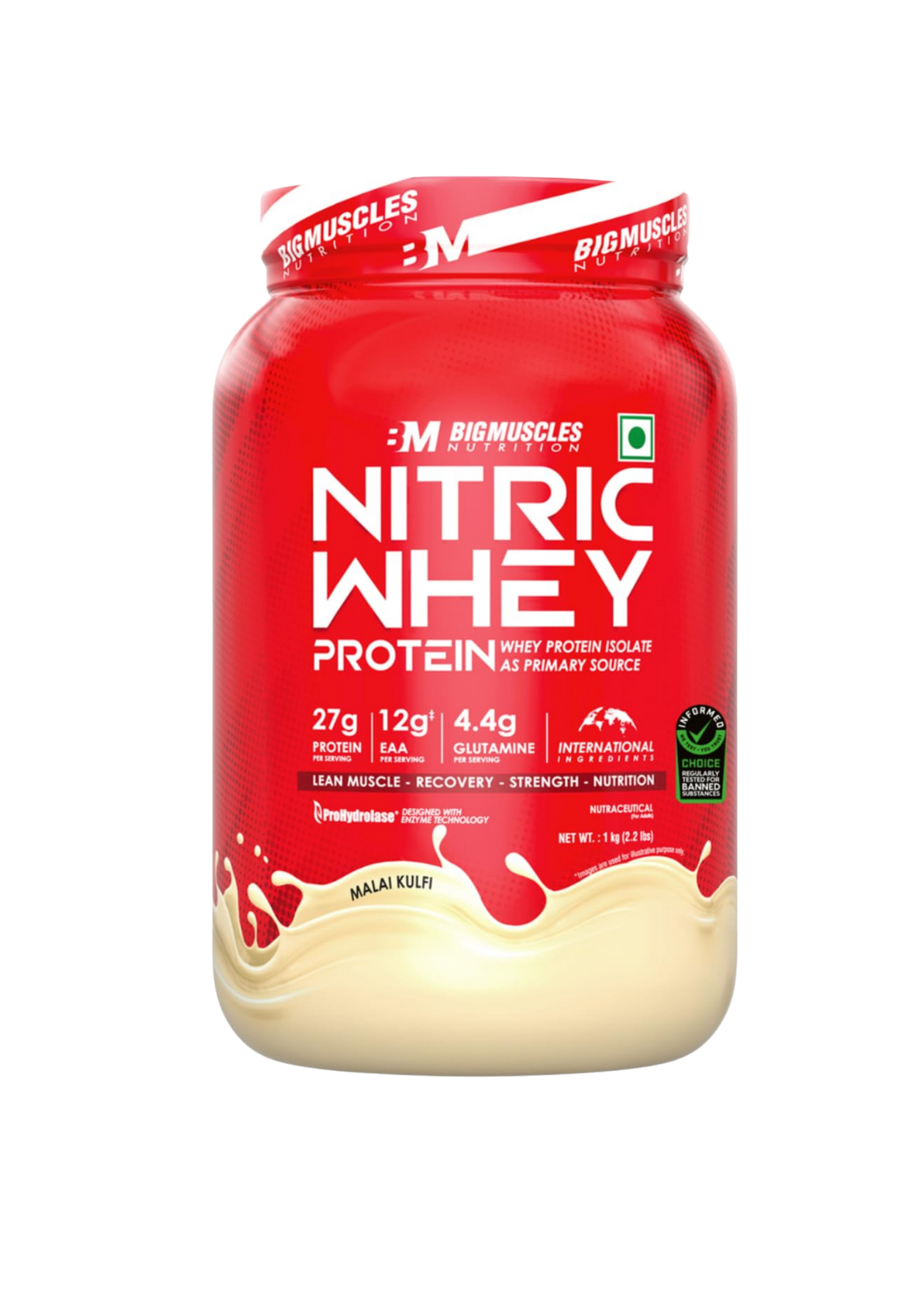 BIG MUSCLE NITRIC WHEY PROTEIN 1 KG