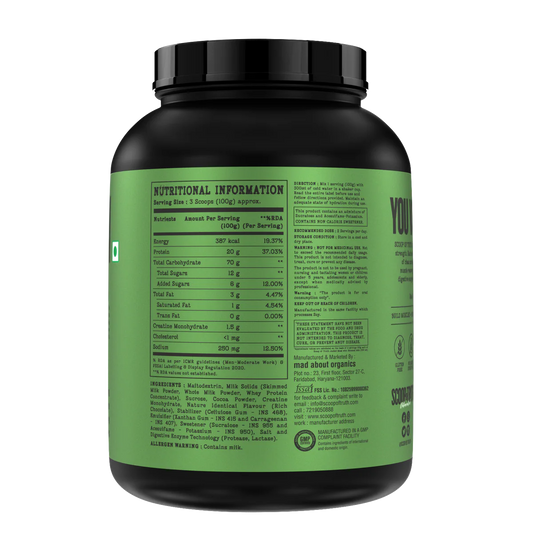 SCOOP OF THRUTH JACKED MASS 3 KG RICH CHOCOLATE