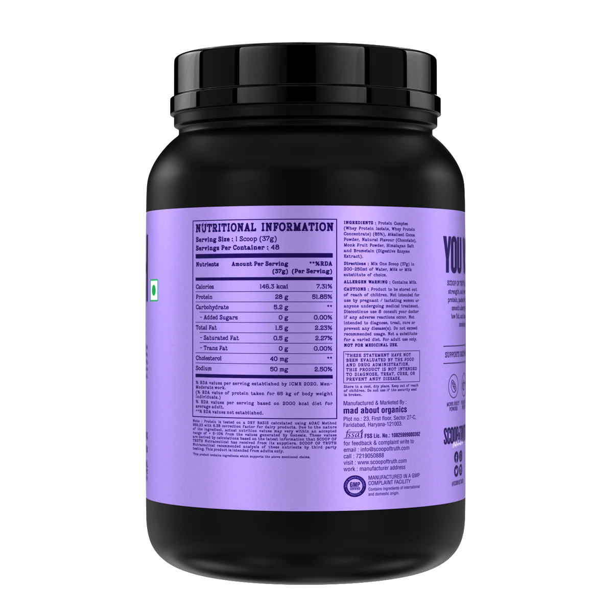 SCOOP OF TRUTH JACKED WHEY 4 LBS
