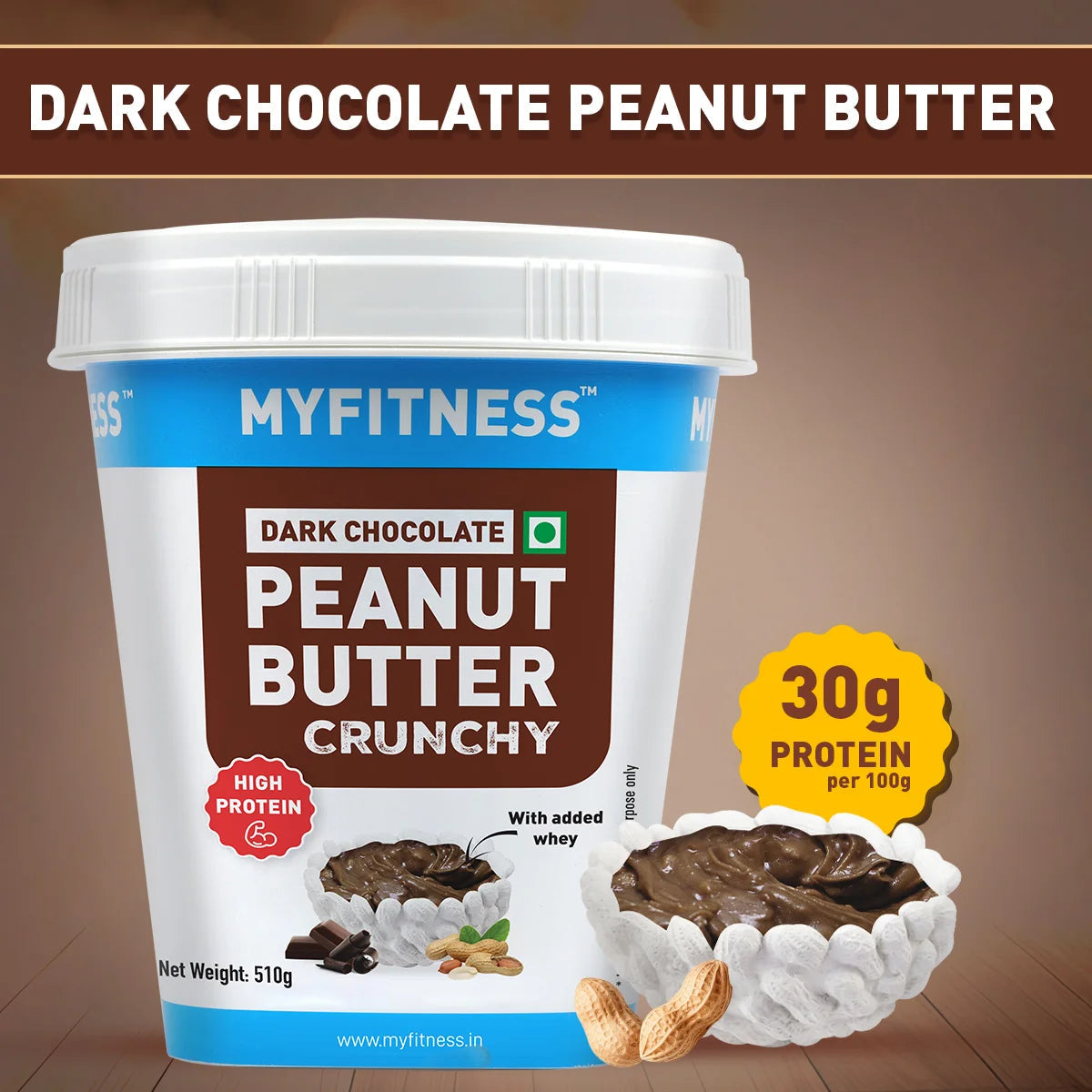 MYFITNESS DARK CHOCOLATE PEANUT BUTTER