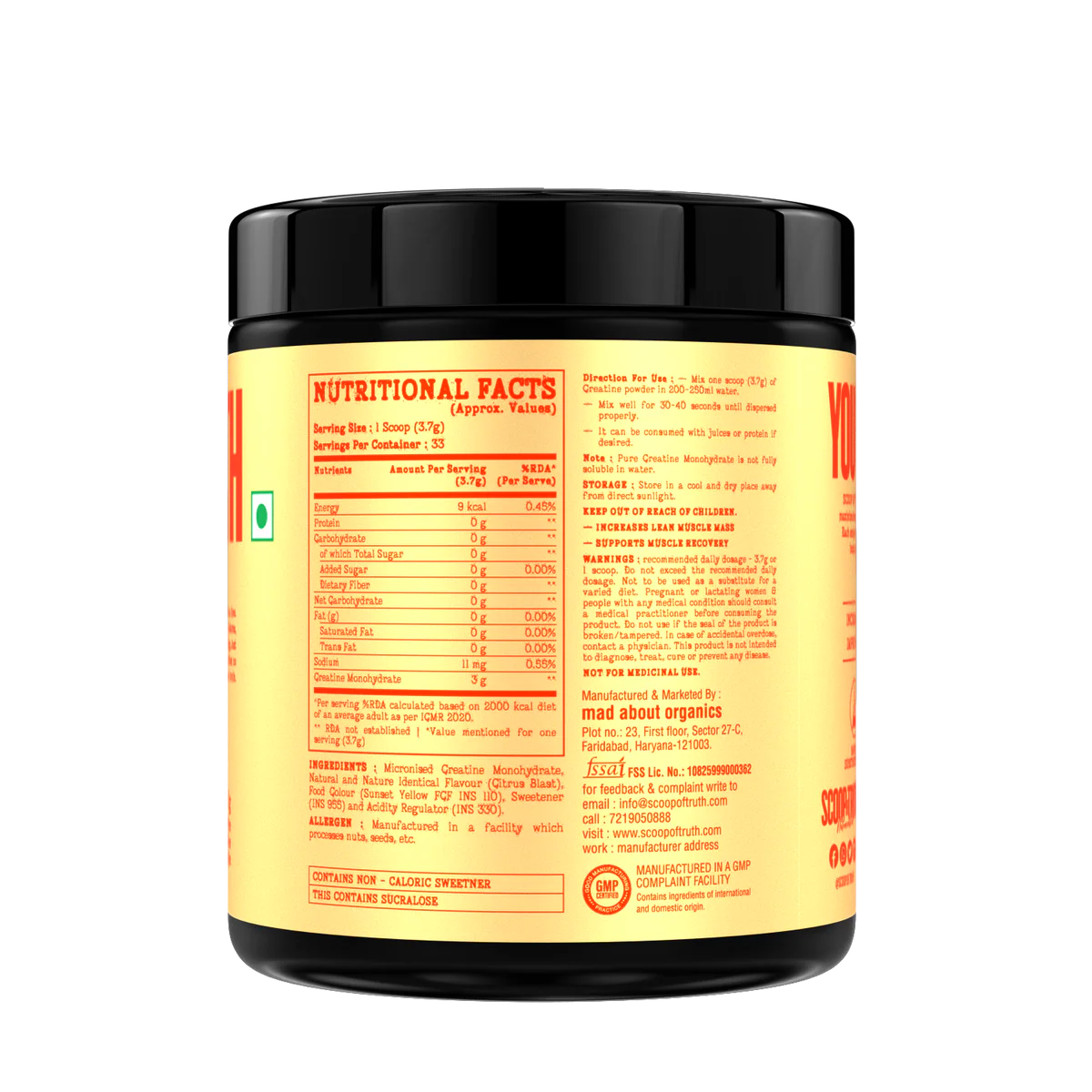 SCOOP OF TRUTH CREATINE