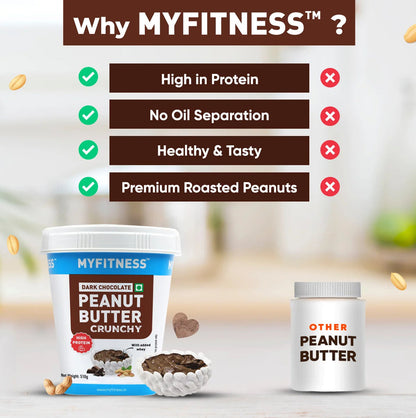 MYFITNESS DARK CHOCOLATE PEANUT BUTTER