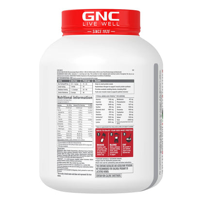 GNC PRO PERFORMANCE 100% WHEY PROTIEN , 4 LBS CHOCOLATE