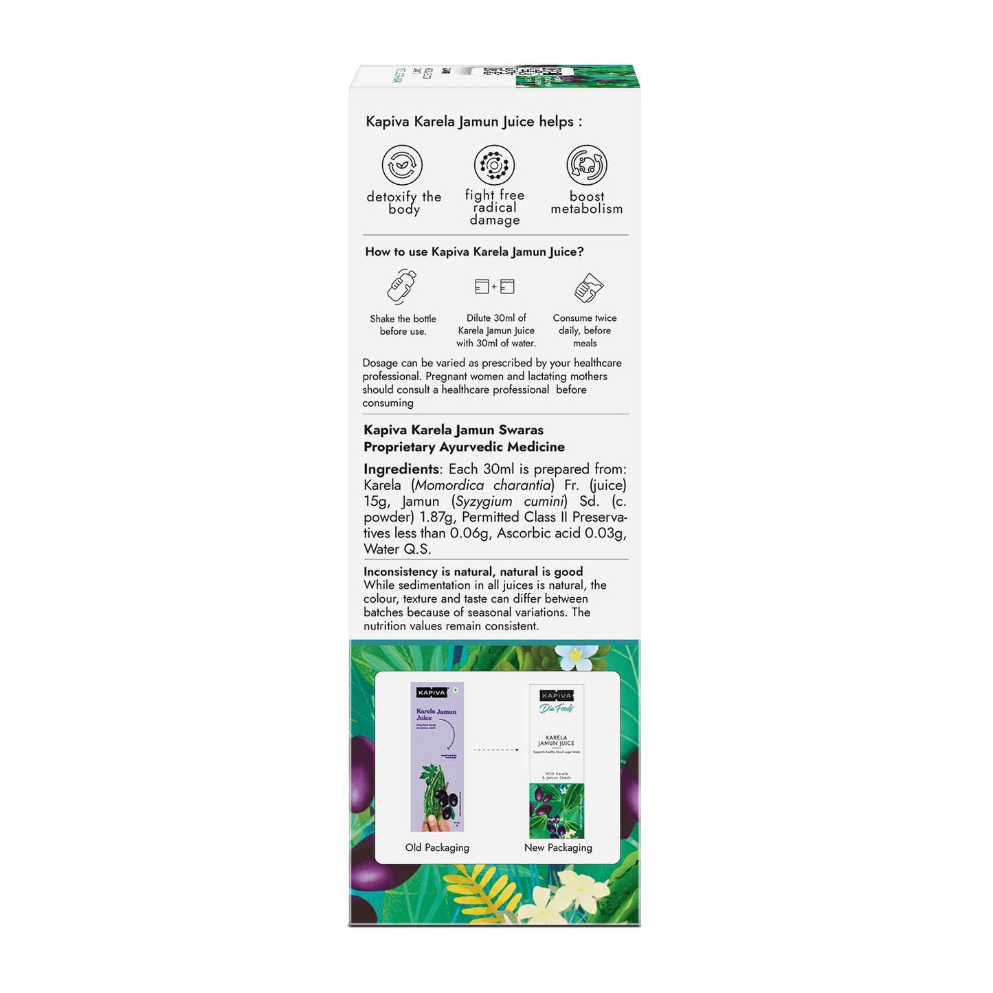KAPIVA KARELA JAMUN JUICE 1 L