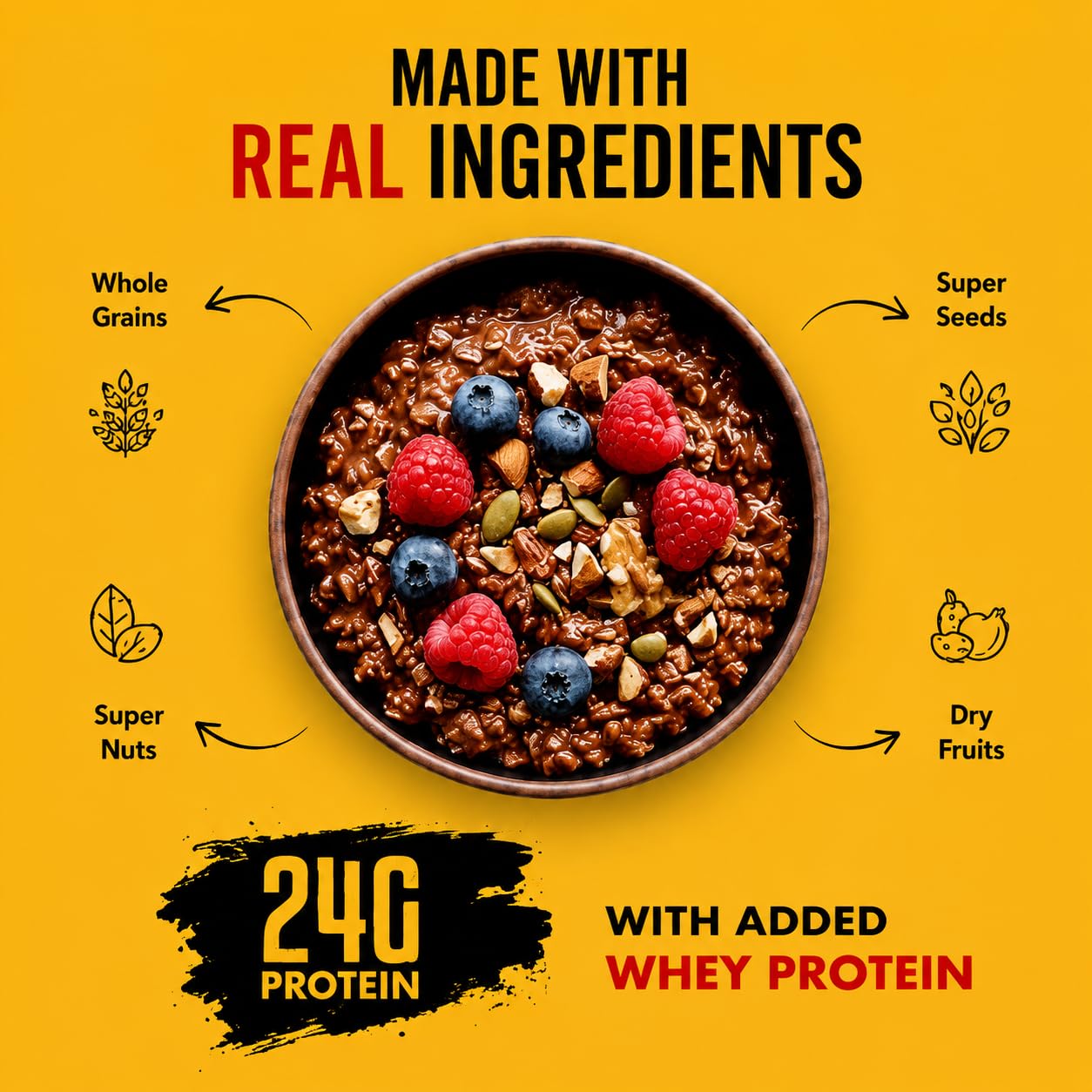 Prayofit Chocolate Oats 1.5 Kg
