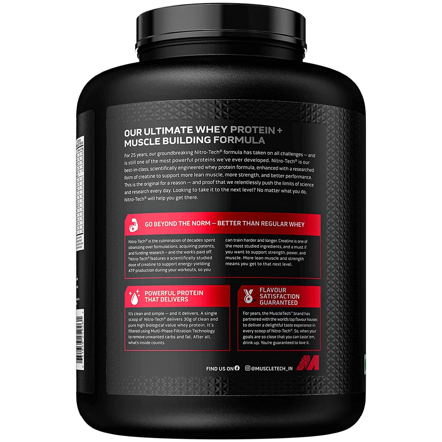 MUSCLE TECH NITROTECH WHEY 4LBS | MUSCLE TECH CREATINE 250GM