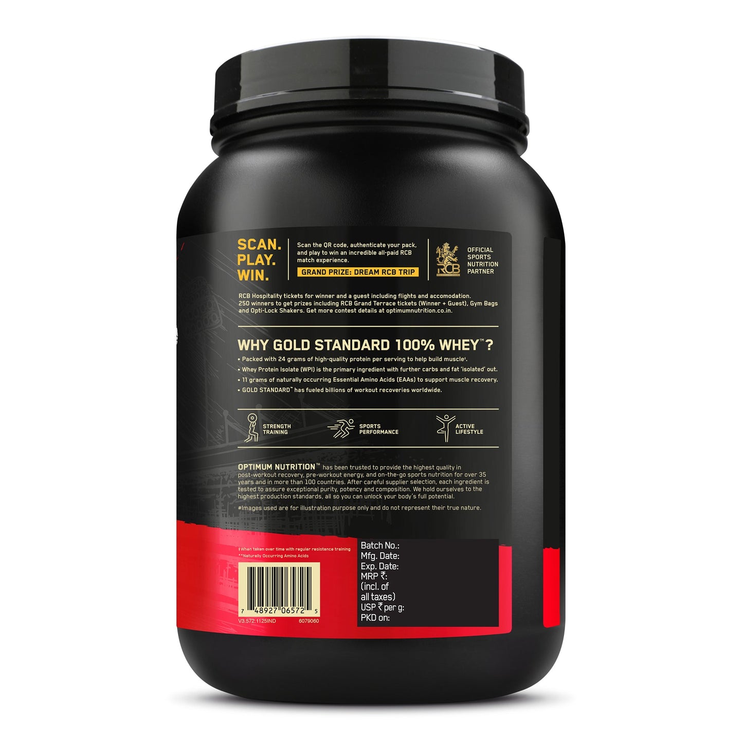 Optimum Nutrition (ON) Gold Standard 100% Whey Protein Powder