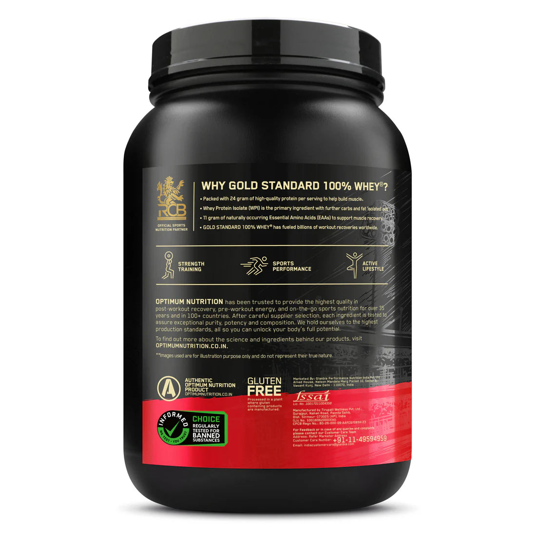 Optimum Nutrition (ON) Gold Standard 100% Whey Protein Powder