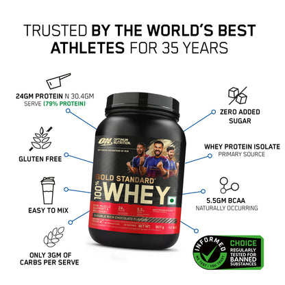 Optimum Nutrition (ON) Gold Standard 100% Whey Protein Powder