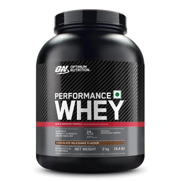 OPTIMUM NUTRITION (ON) WHEY PERFOMANCE 2 KG CHOCOLATE MILKSHAKE FLAVOUR