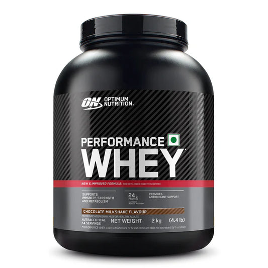 OPTIMUM NUTRITION (ON) WHEY PERFOMANCE 2 KG CHOCOLATE MILKSHAKE FLAVOUR