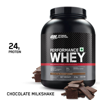OPTIMUM NUTRITION (ON) WHEY PERFOMANCE 2 KG CHOCOLATE MILKSHAKE FLAVOUR