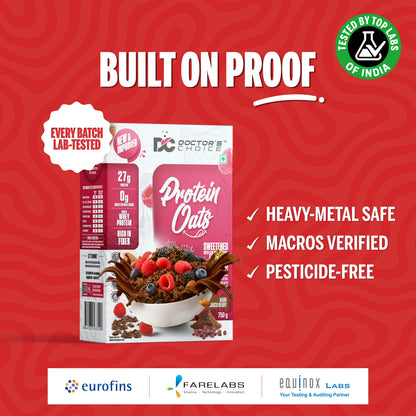 Doctor's Choice  Protein Oats  750 GM CHOCOLATE
