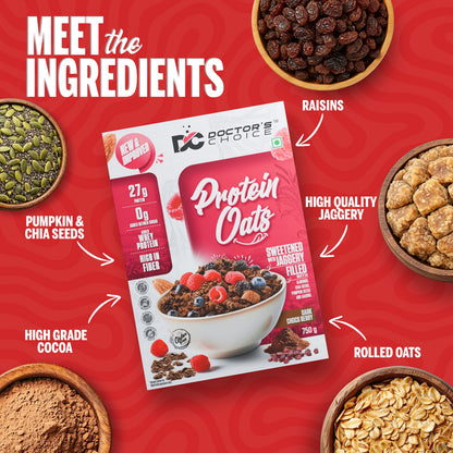 Doctor's Choice  Protein Oats  750 GM CHOCOLATE