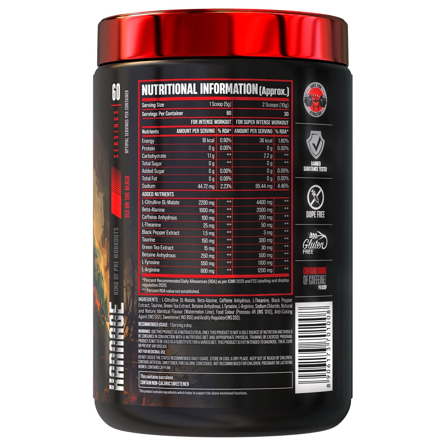 BIG MUSCLE RED KARNAGE  30 SER