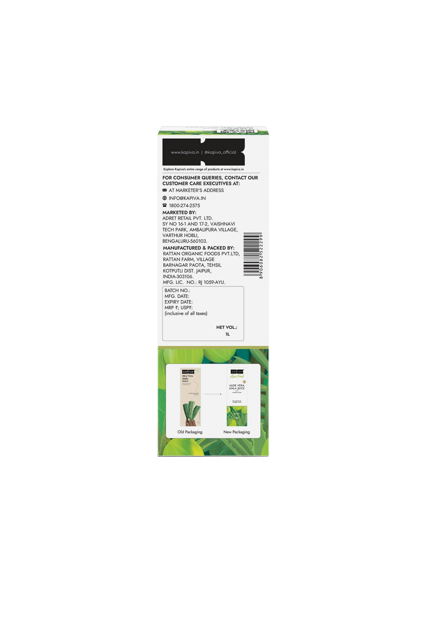 Kapiva Wild Amla Juice 1L