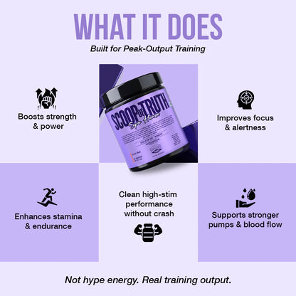 SCOOP OF Truth UPERHUMAN PRE-WORKOUT