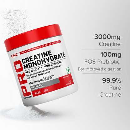 GNC PRO WHEY 4LBS | GNC CREATINE 100GM | SHAKER