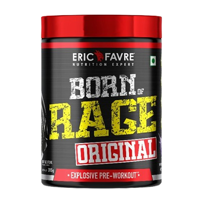 Eric Favre Born of Rage - Explosive Pre-Workout, Vegan