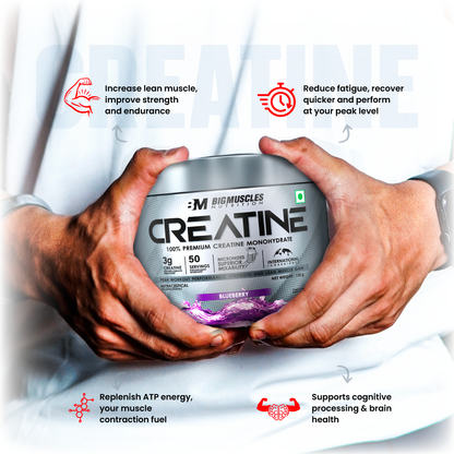 BIG MUSCLE CREATINE  100GM UNFLAVOURED