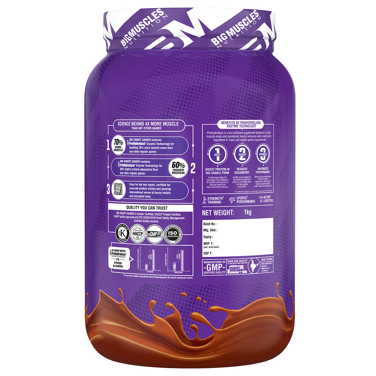 BIG MUSCLES SMART GAINER - CHOCOLATE ECLAIR