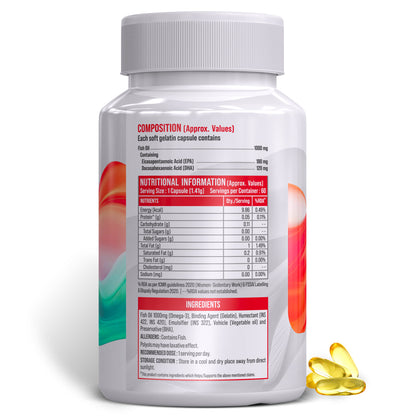 BIG MUSCLE FISH OIL  60 SOFT GEL
