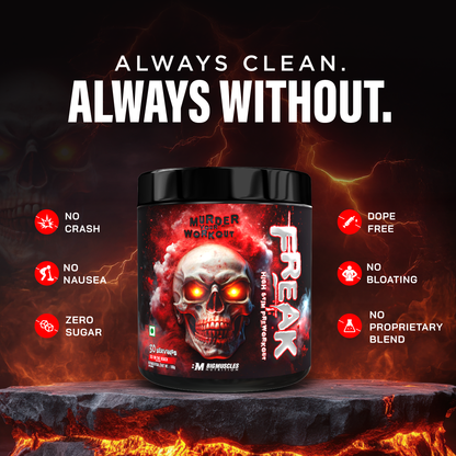 BIG MUSCLES FREAK PRE WORKOUT  180 GM