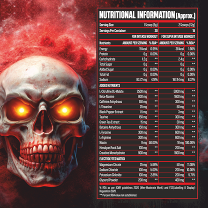 BIG MUSCLES FREAK PRE WORKOUT  180 GM