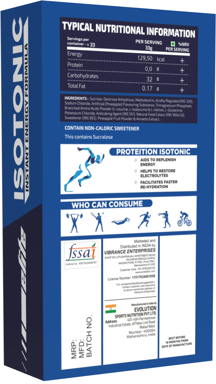 PROTEITION ISOTONIC - Instant Energy Formula 1 kg