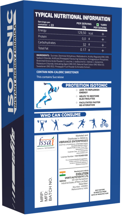 PROTEITION ISOTONIC - Instant Energy Formula 1 kg