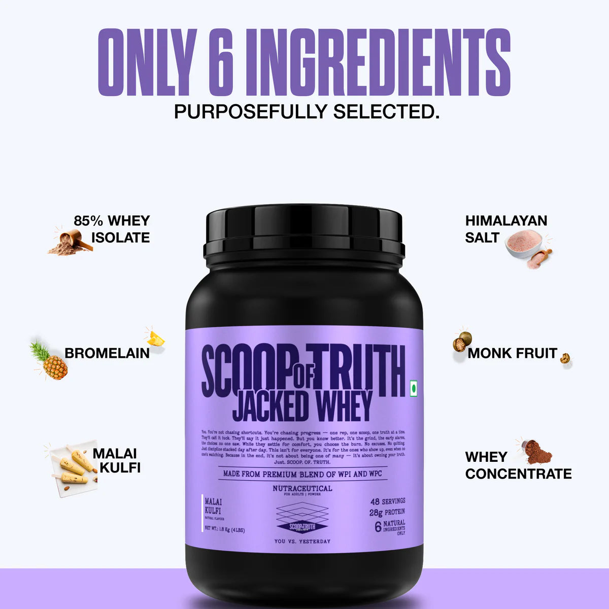 SCOOP OF TRUTH JACKED WHEY 4 LBS