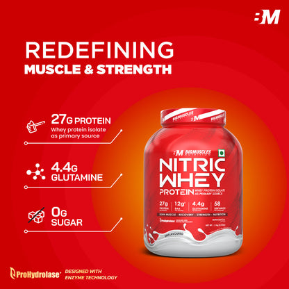 BIG MUSCLE NITRIC WHEY PROTEIN 1 KG