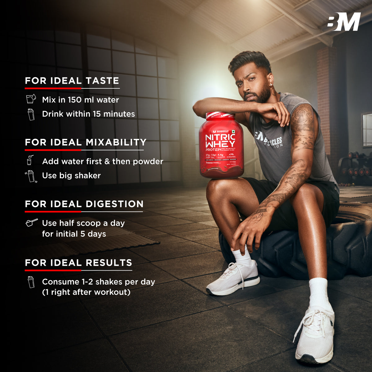 BIG MUSCLE NITRIC WHEY PROTEIN 1 KG