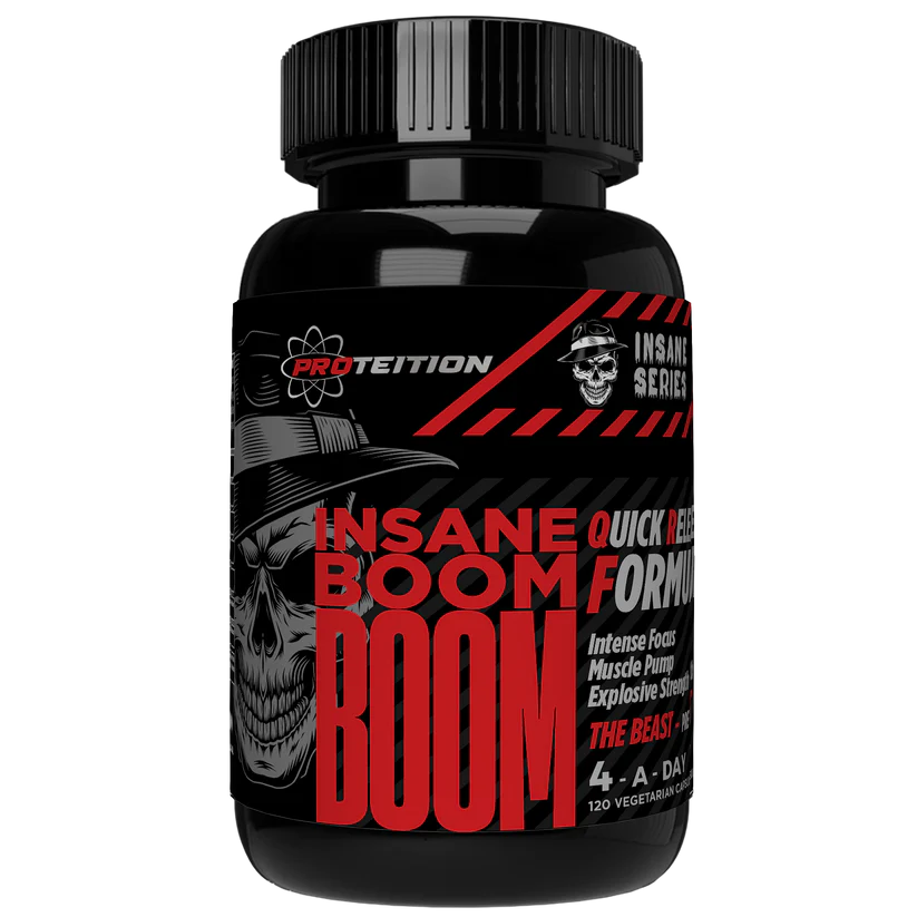 PROTEITION Insane Boom Boom Pre-Workout 120 Capsules
