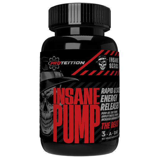 PROTEITION Insane Pump – Pre Workout Pump & Energy Booster | 90 Veg Capsules