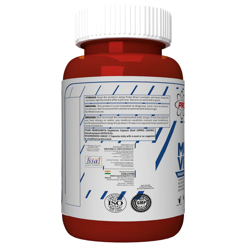 PROTEITION Multi Vit Men – 60 Vegetarian Capsules